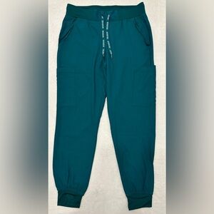 Med Couture Hunter Green Jogger Scrubs